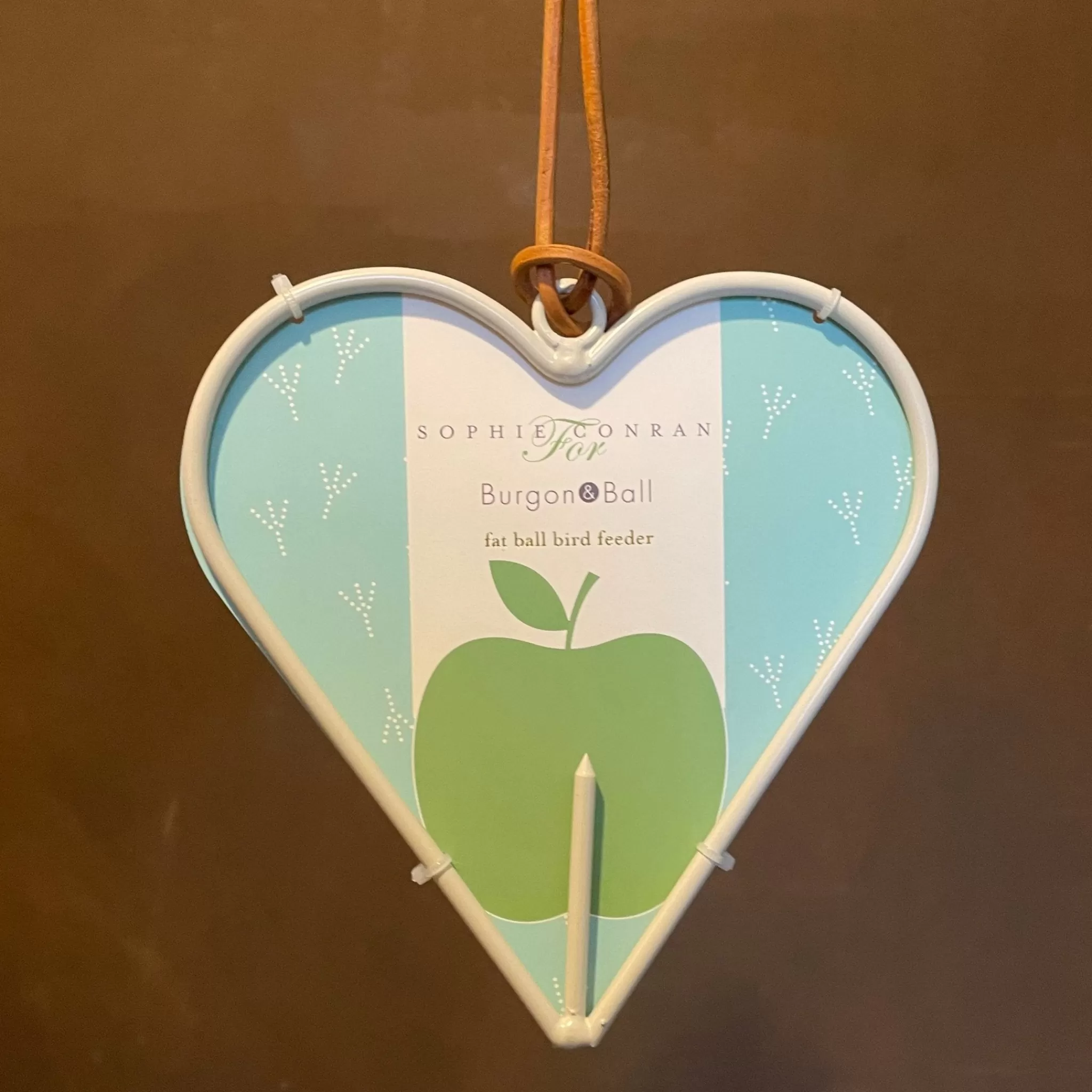 grow urban Apple Bird Feeder | Heart- Stocking Fillers | Outdoor Plant Care