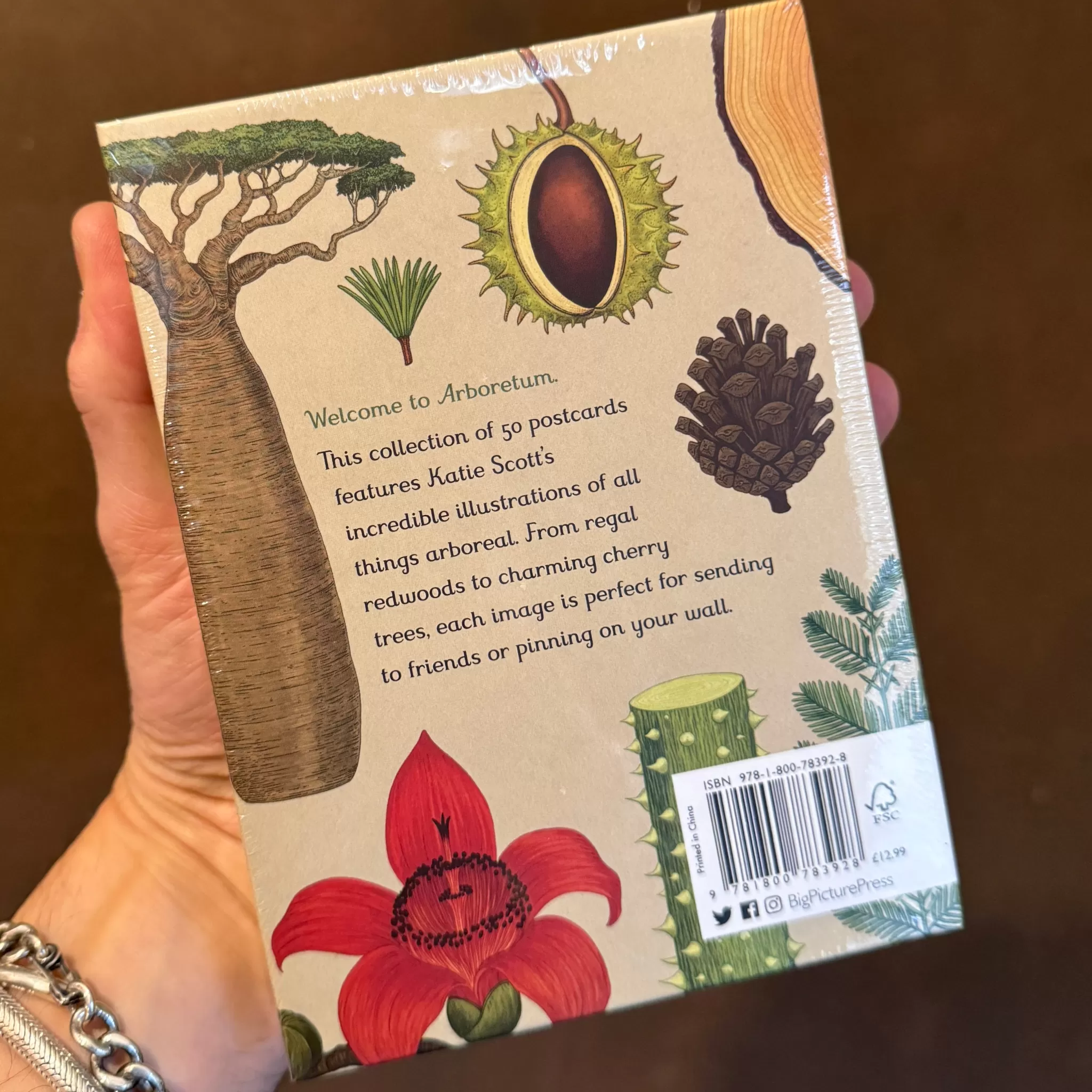 grow urban Arboretum Box Of 50 Postcards- Stationery