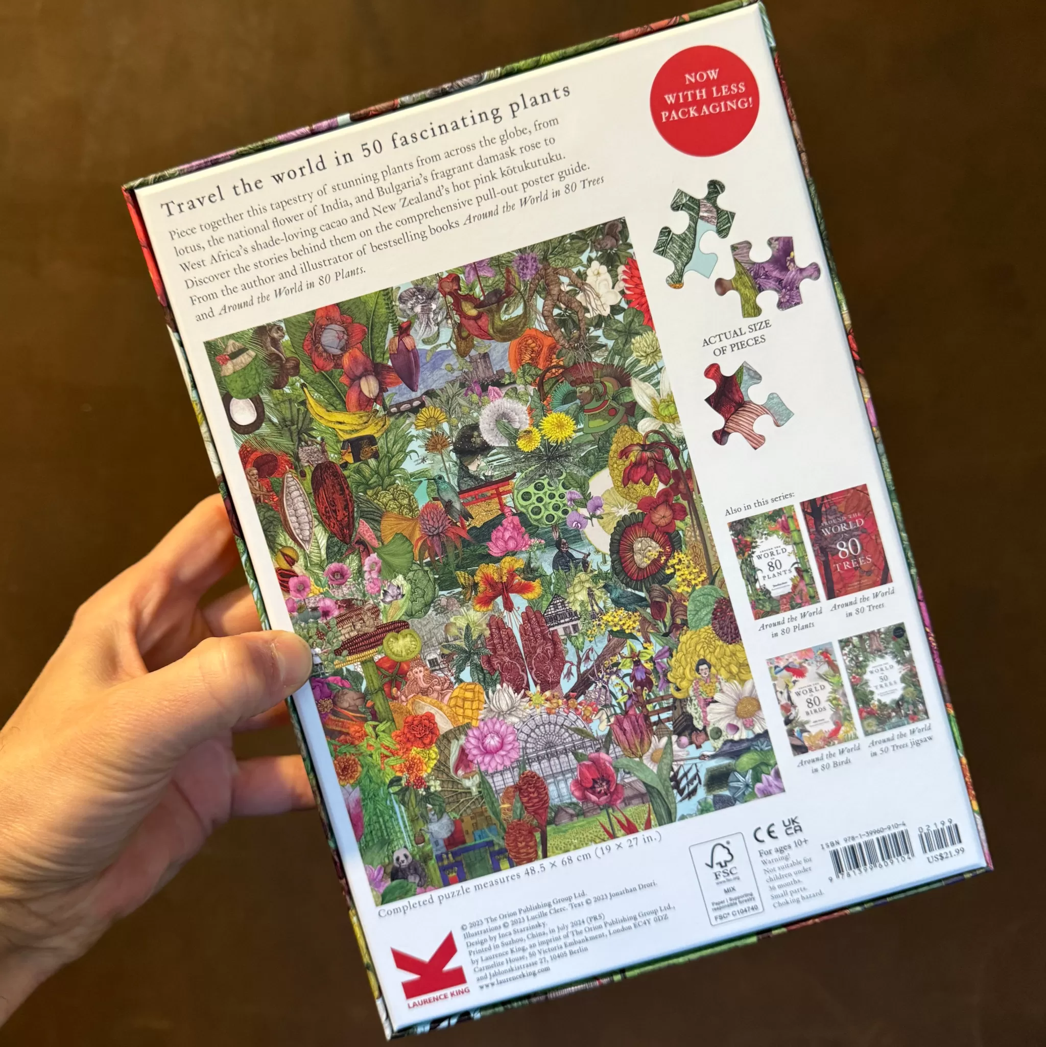 grow urban Around The World In 50 Plants | 1000 Piece Jigsaw Puzzle- Gift Ideas | Gift Ideas