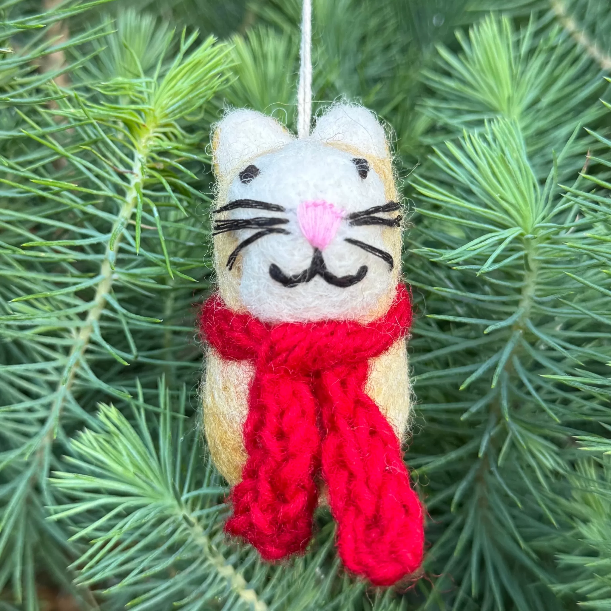 grow urban Cat | Felt Christmas Decoration- Christmas Decorations | Christmas Decorations