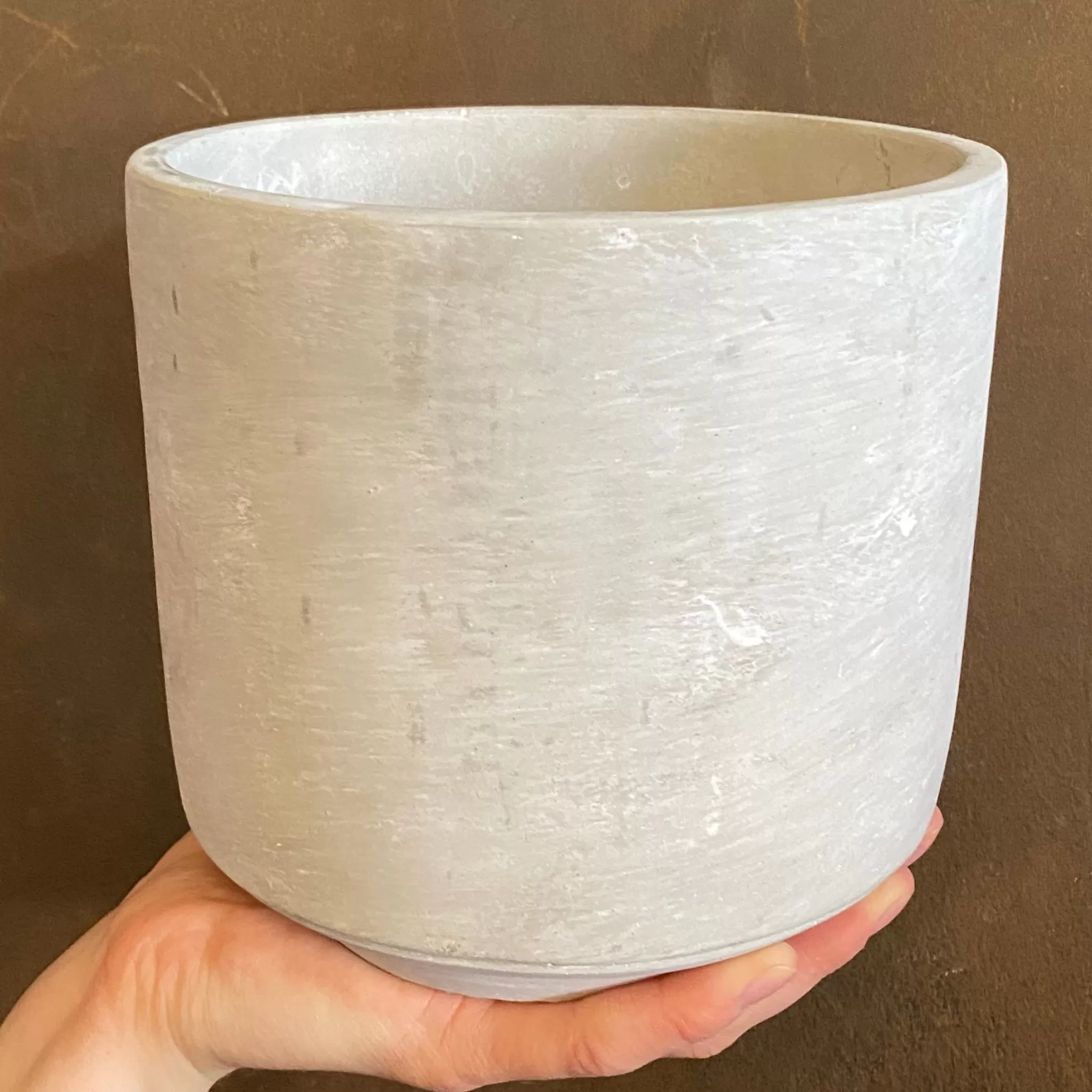 grow urban Cement Pot - Light | 16cm- Indoor Pots