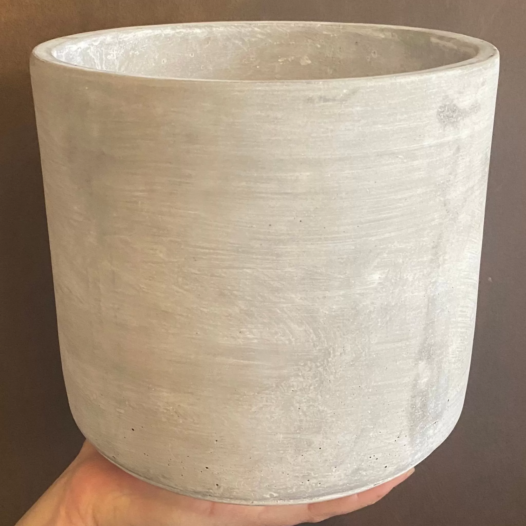 grow urban Cement Pot - Light | 18cm- Indoor Pots