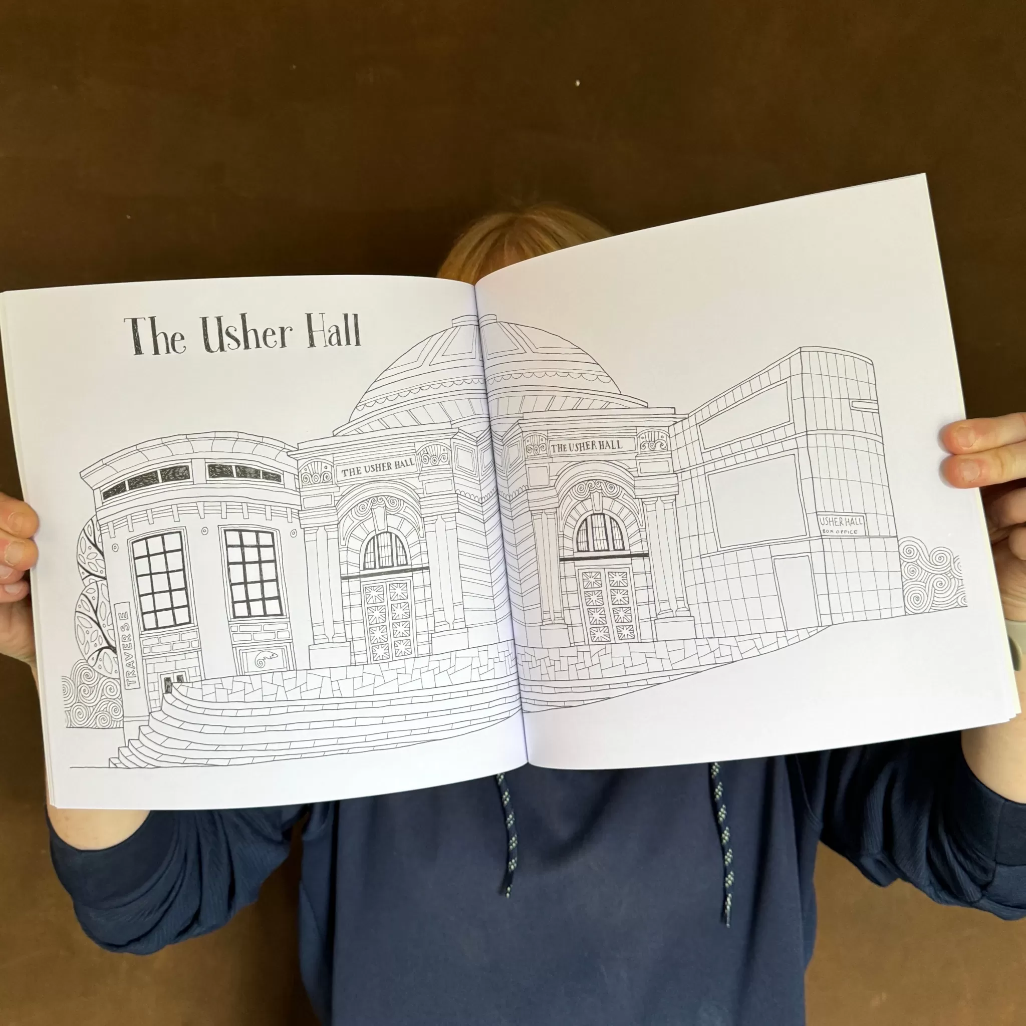 grow urban Colouring Book Of Edinburgh- Books