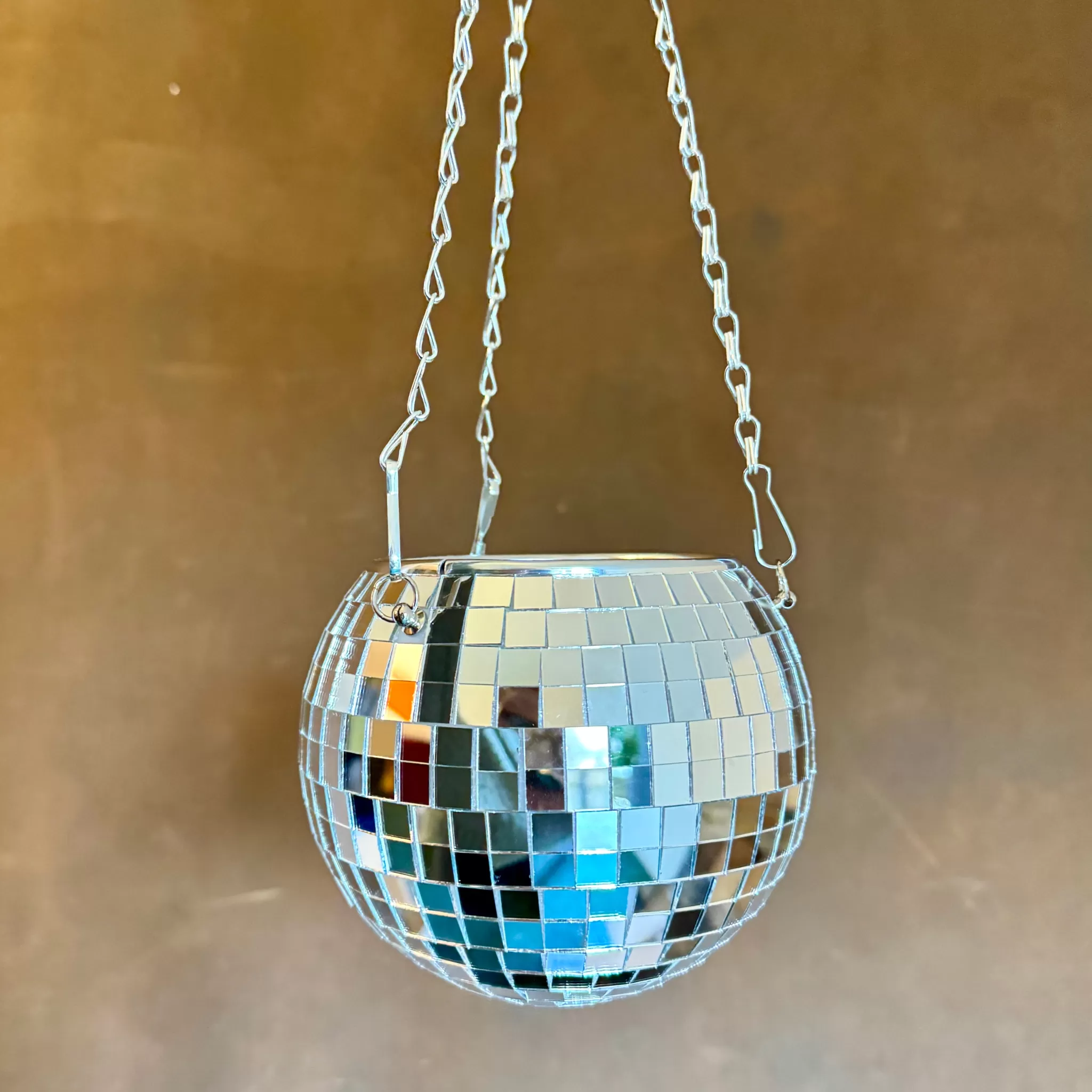 grow urban Disco Ball Hanging Planter (6 Inch)- Home Decor & Hardware | Gift Ideas