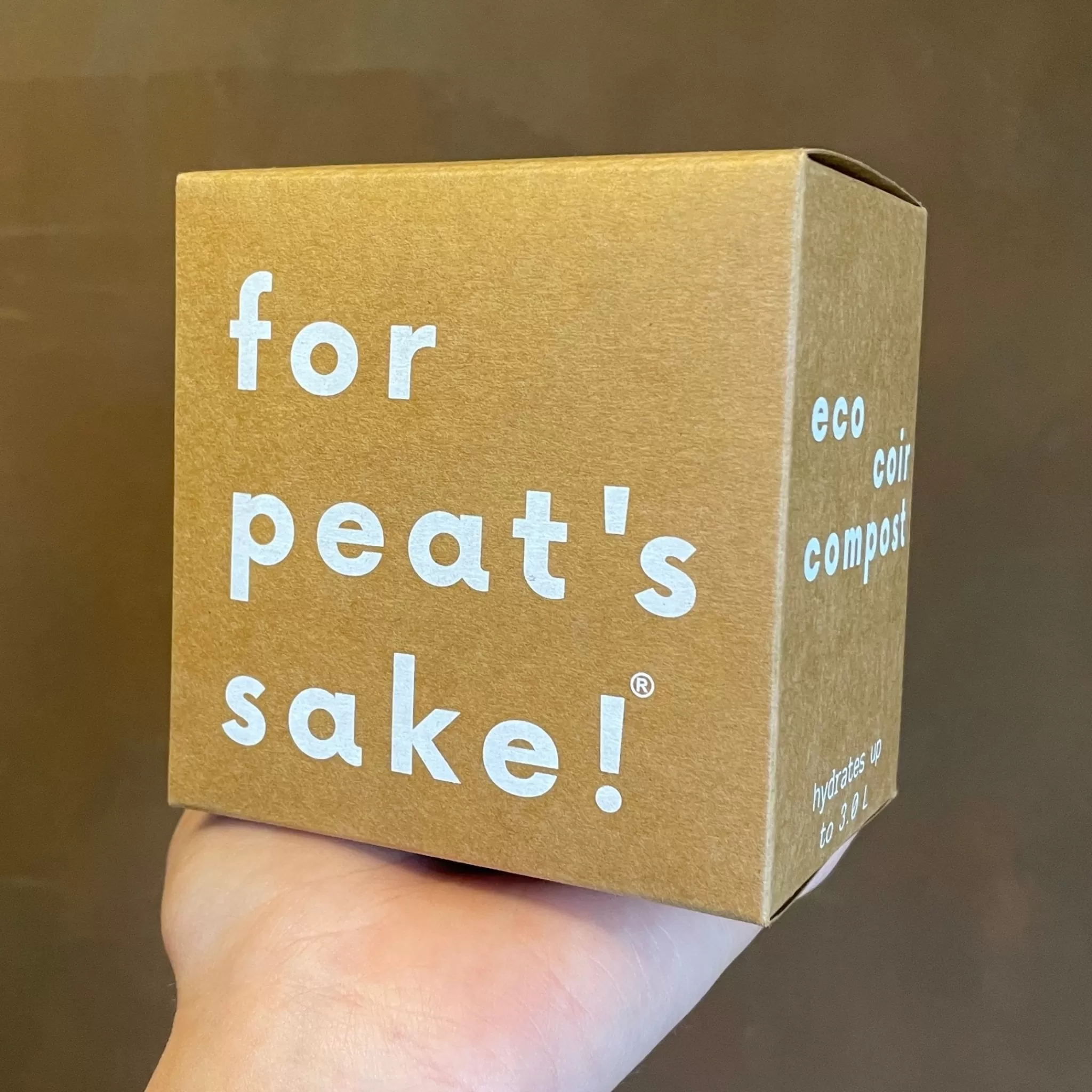 grow urban For Peat's Sake (Coir Compost)- Stocking Fillers | Outdoor Plant Care