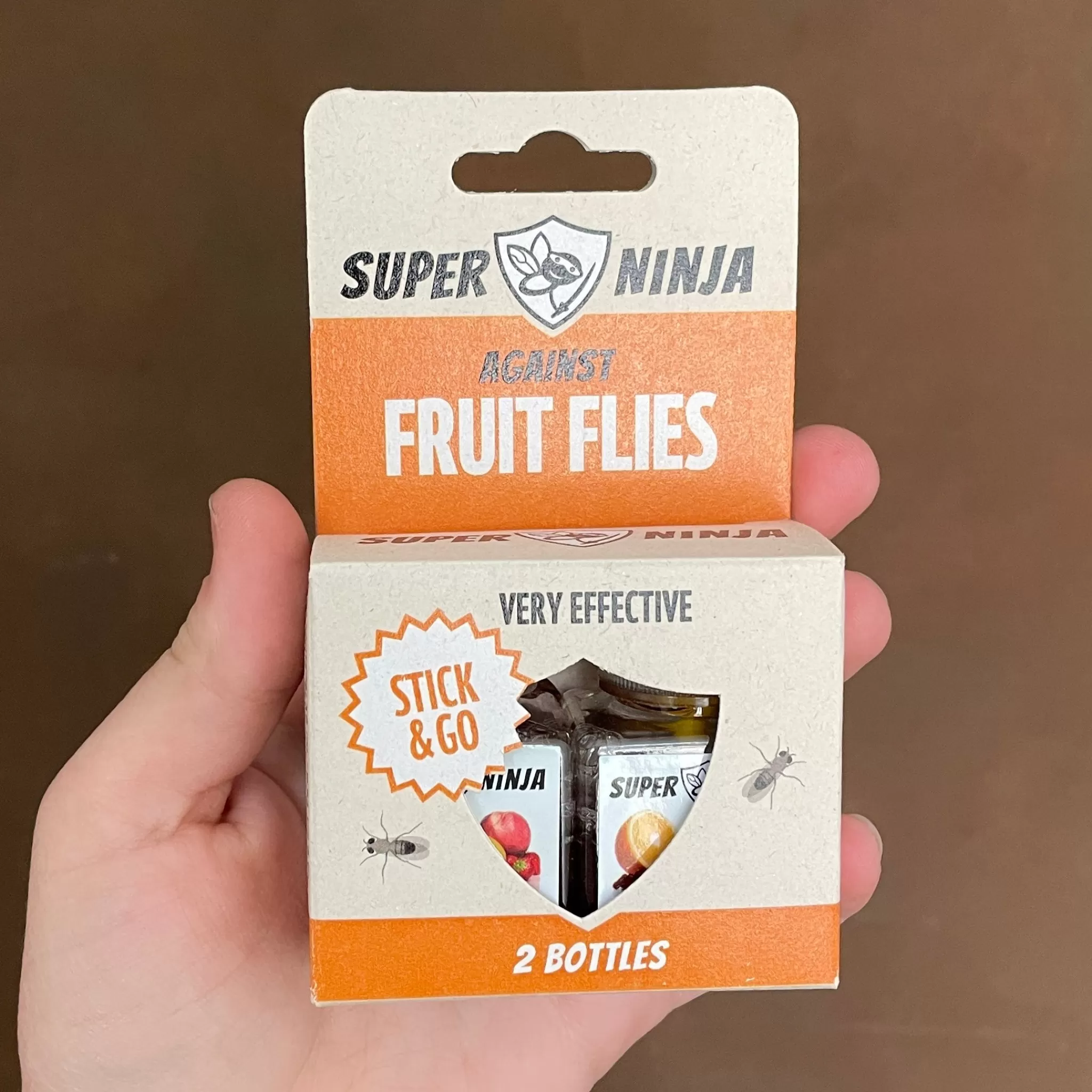 grow urban Fruit Fly Traps | Super Ninja (2 Pack)- Indoor Plant Care
