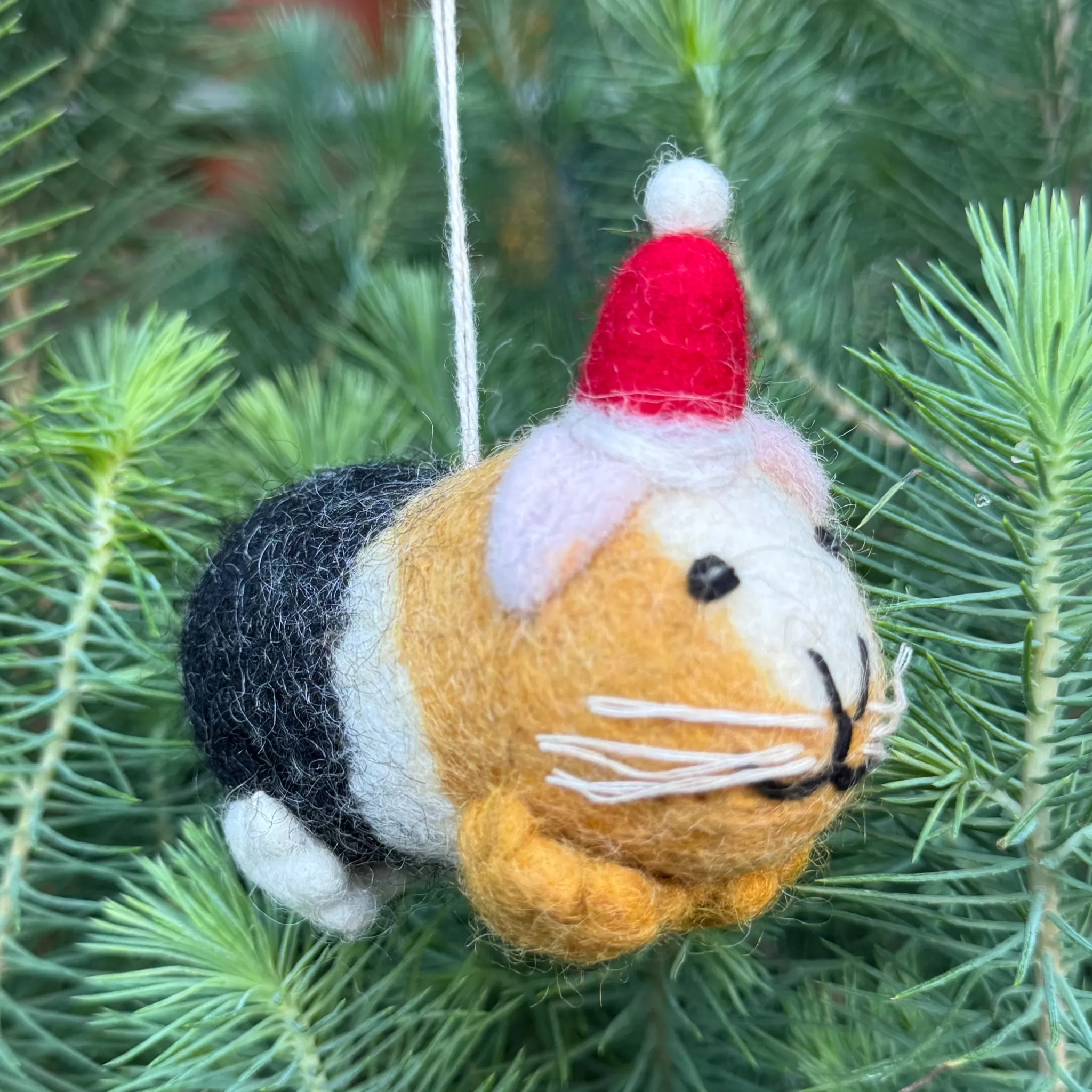 grow urban Guinea Pig | Felt Christmas Decoration- Christmas Decorations | Christmas Decorations