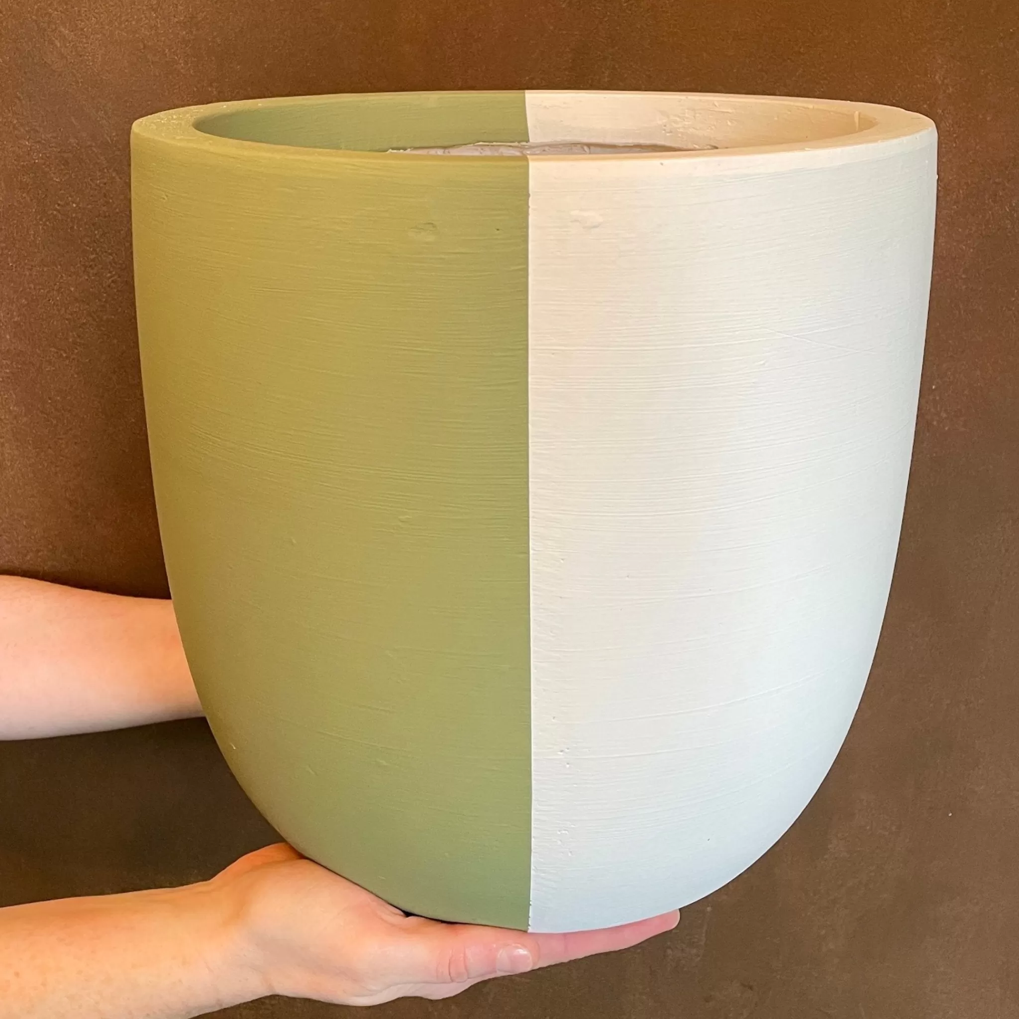 grow urban Half & Half Pow Pot - Small- Indoor Pots