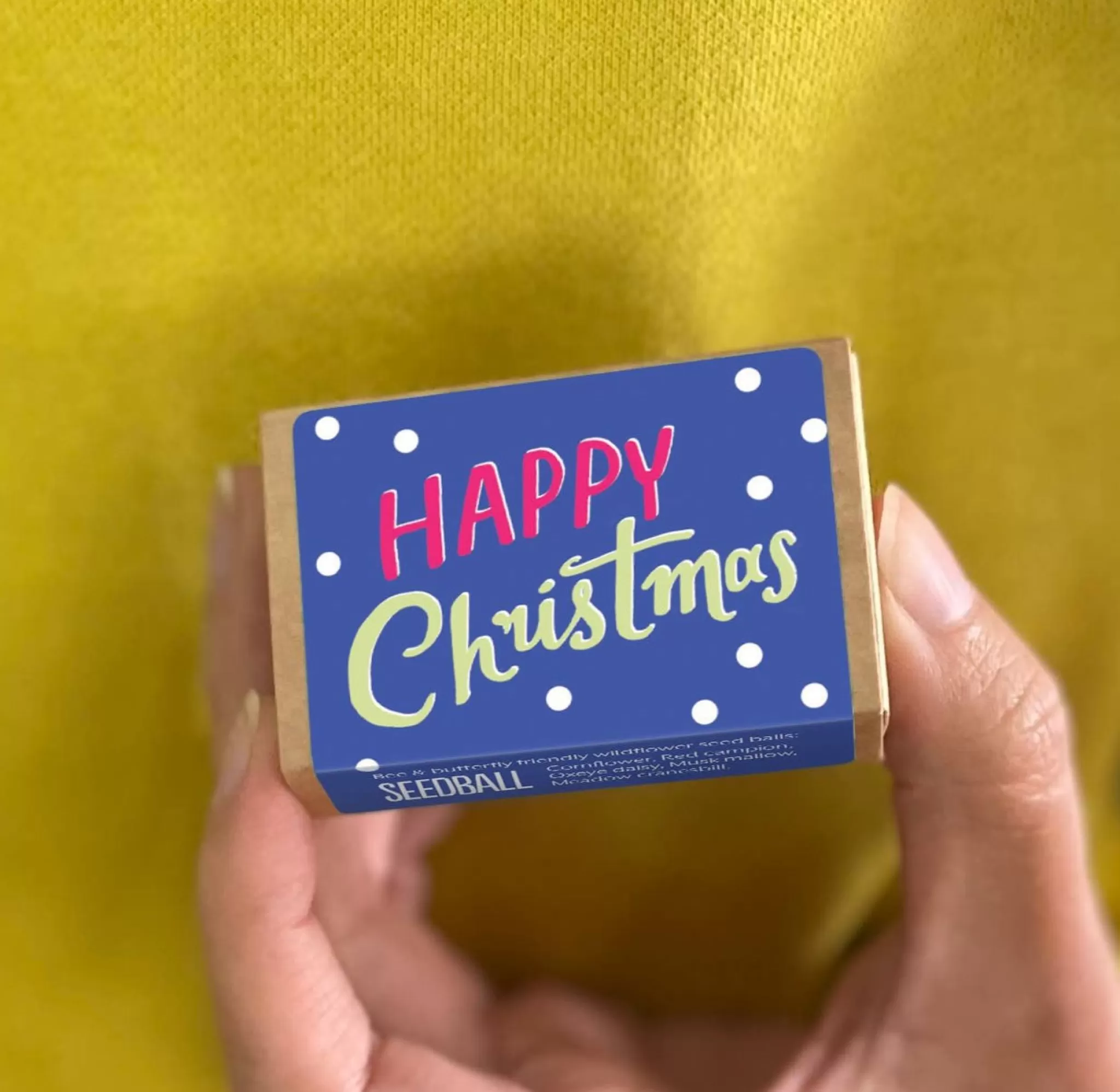 grow urban Happy Christmas Seed Boxes | Seedball- Seeds & Bulbs | Stocking Fillers