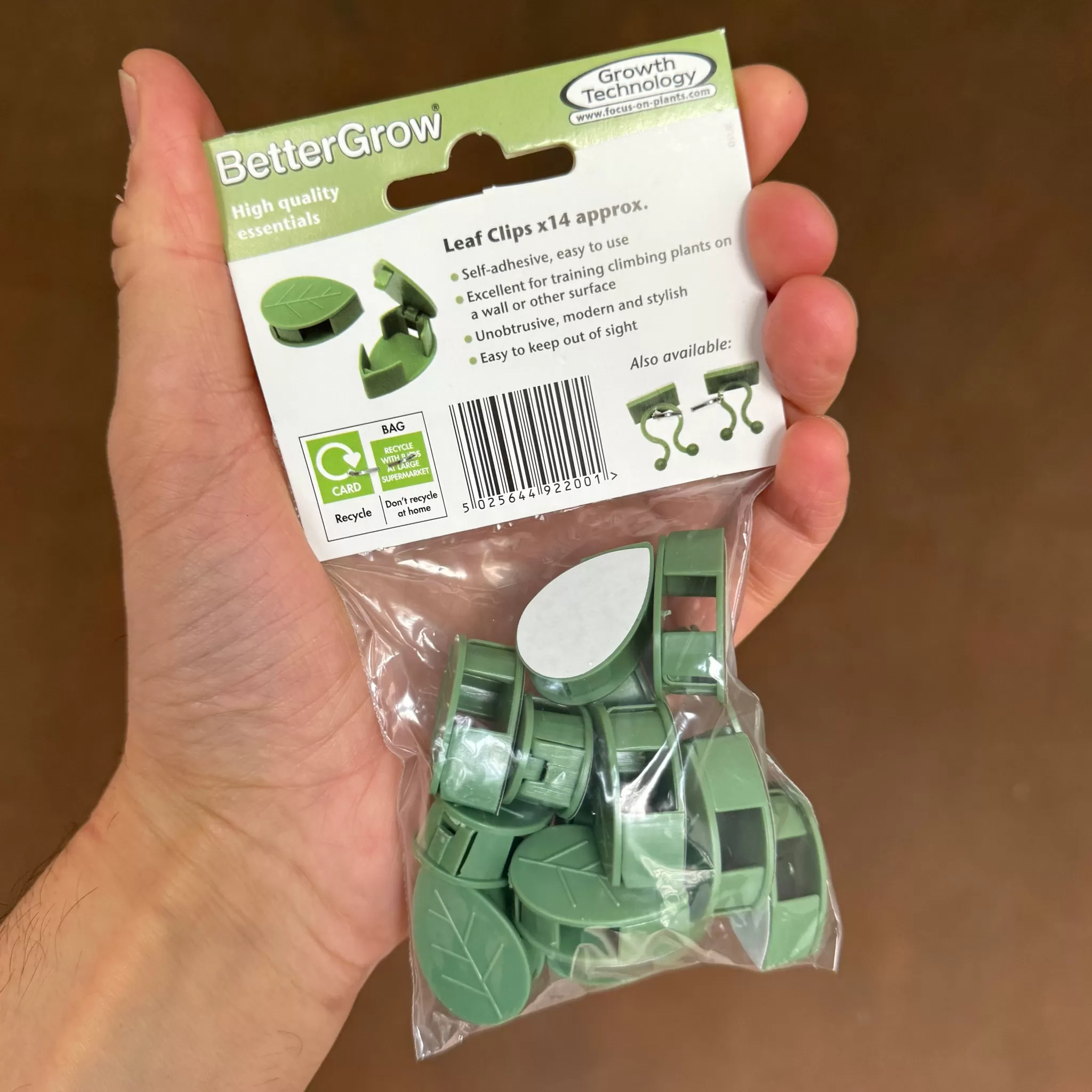 grow urban Leaf Clips | For Climbing Plants- Home Decor & Hardware | Indoor Plant Care