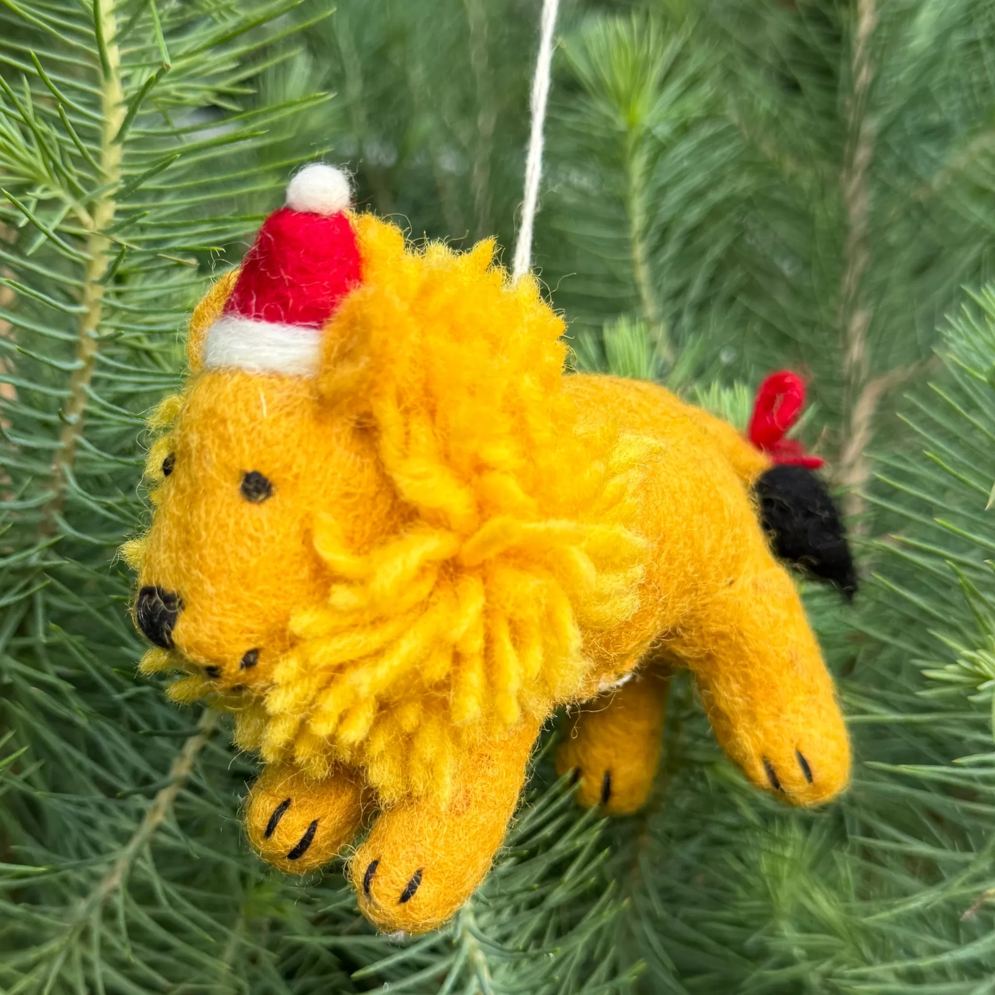 grow urban Lion | Felt Christmas Decoration- Christmas Decorations | Christmas Decorations