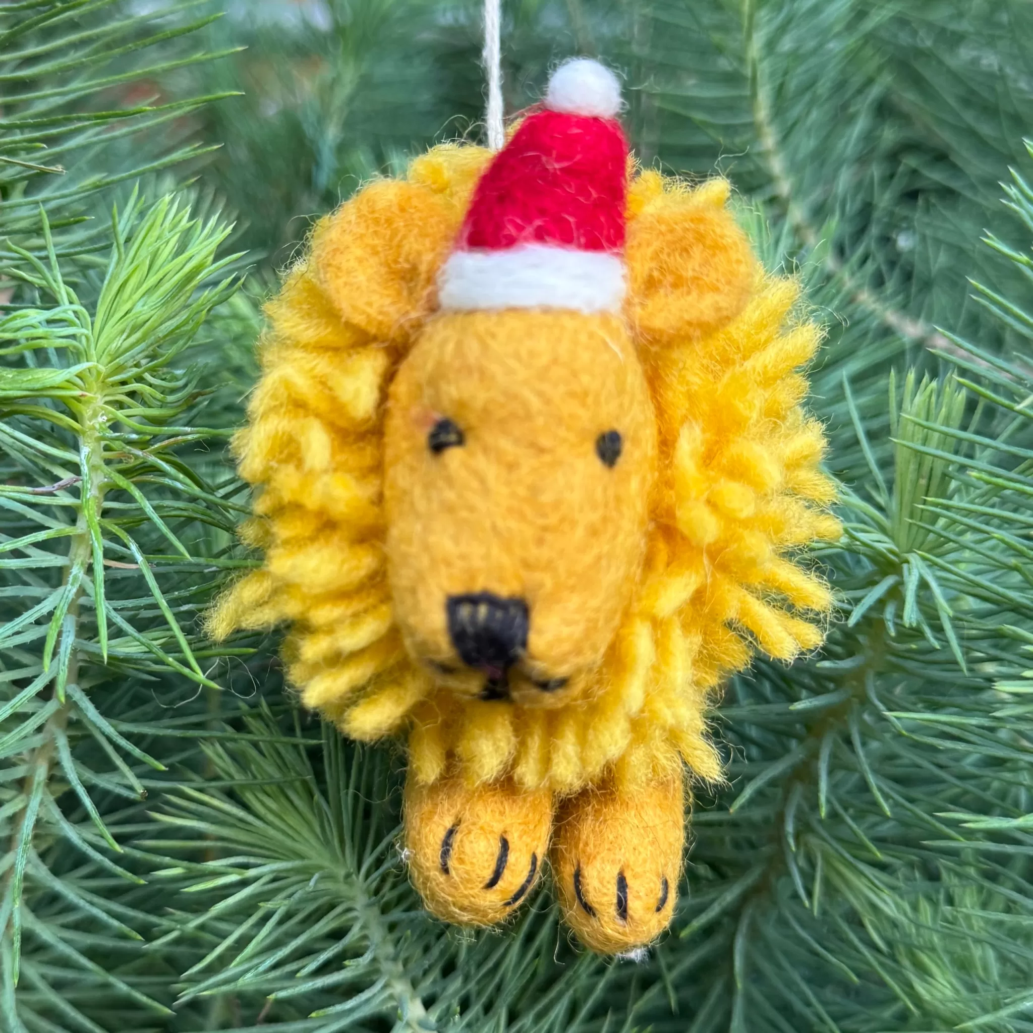 grow urban Lion | Felt Christmas Decoration- Christmas Decorations | Christmas Decorations