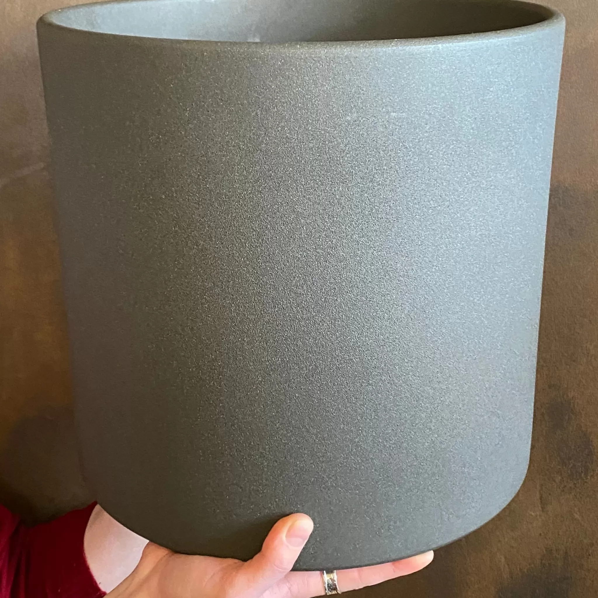 grow urban Matt Pot - Dark Grey | 33cm- Indoor Pots