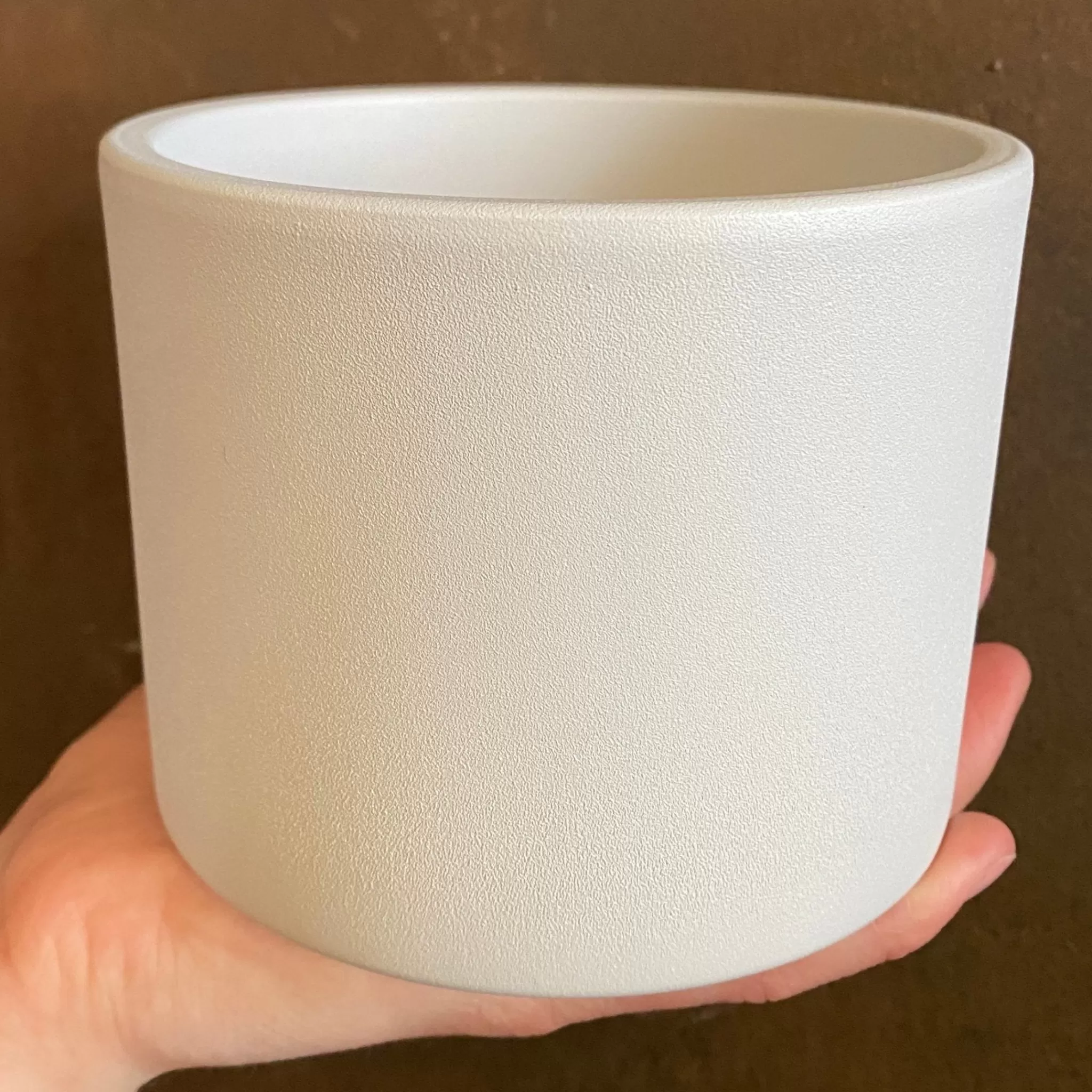 grow urban Matt Pot - White | 12cm- Indoor Pots