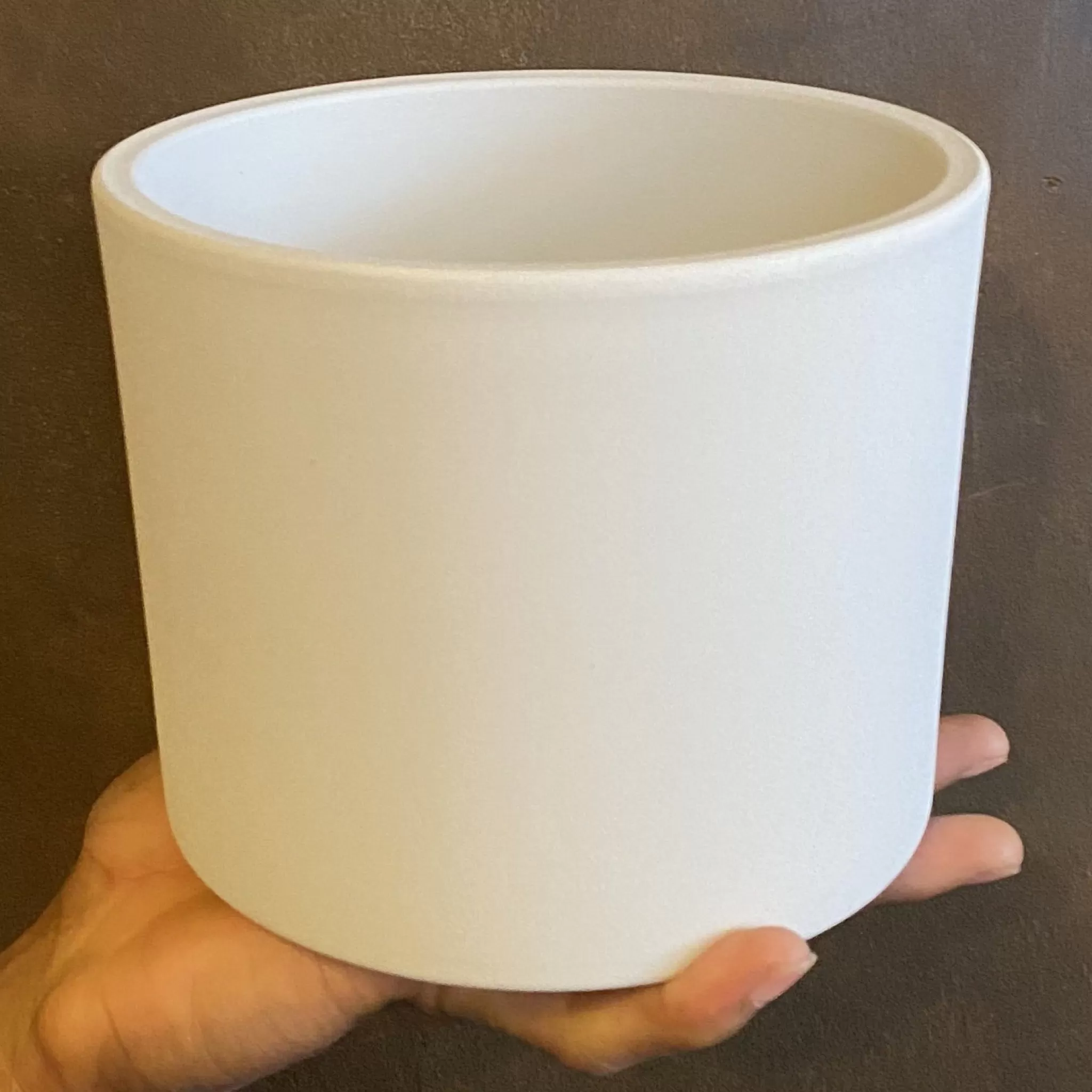grow urban Matt Pot - White | 15cm- Indoor Pots