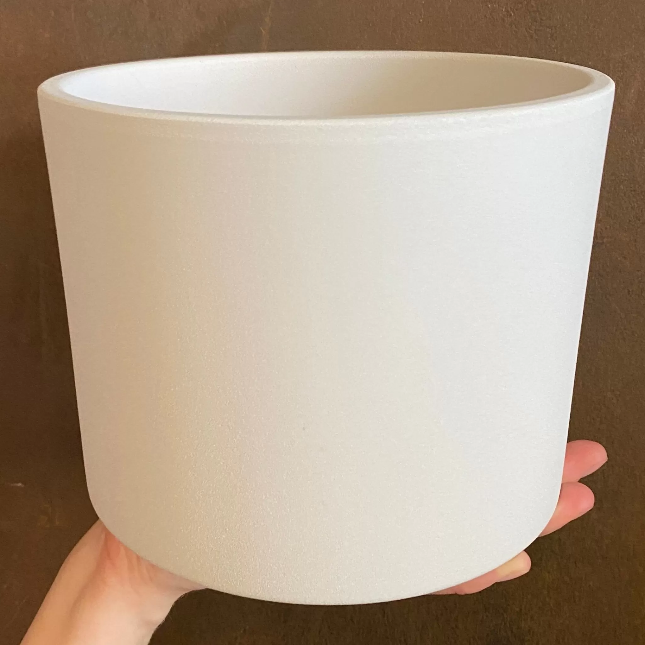 grow urban Matt Pot - White | 18cm- Indoor Pots
