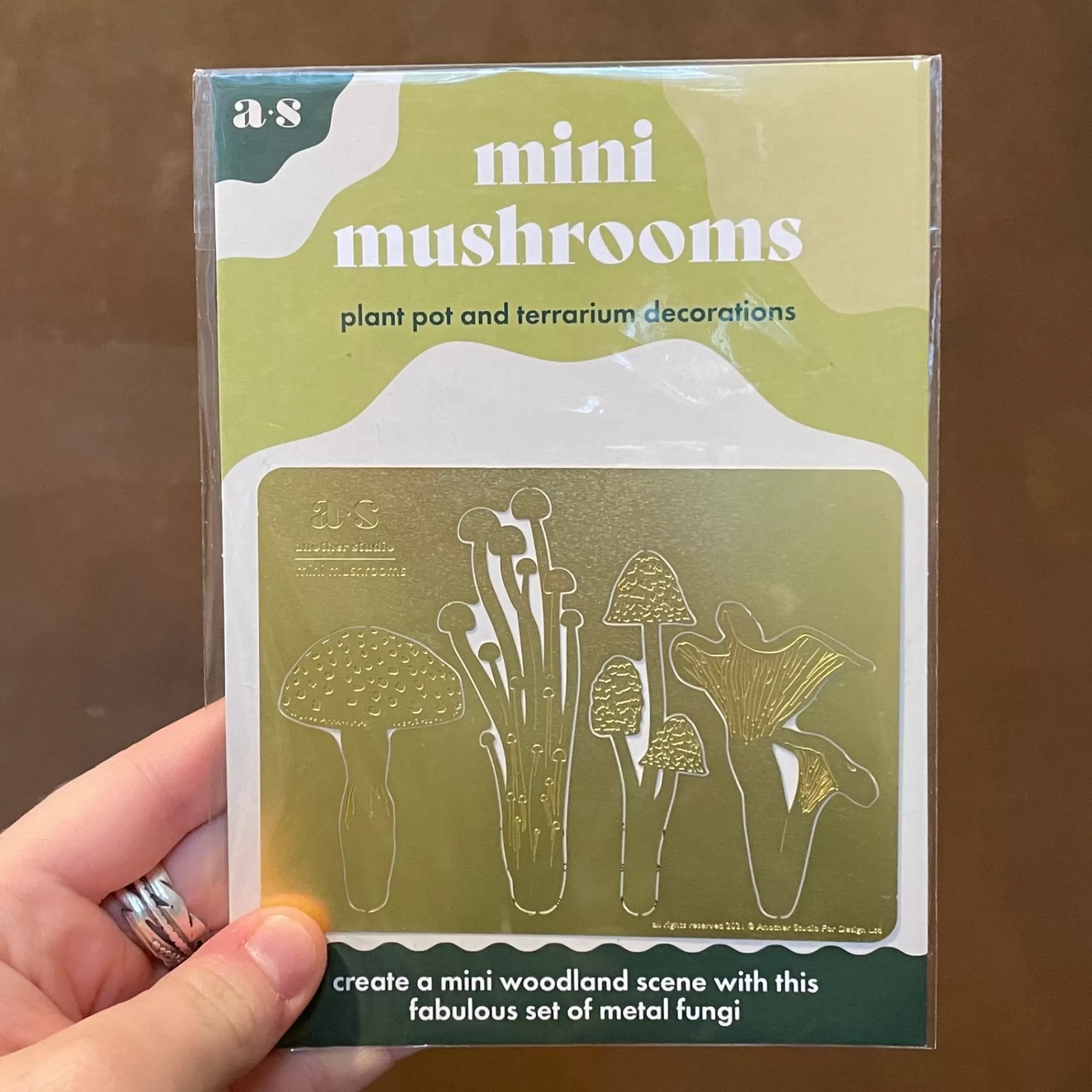 grow urban Mini Mushrooms | Brass- Stationery | Gift Ideas