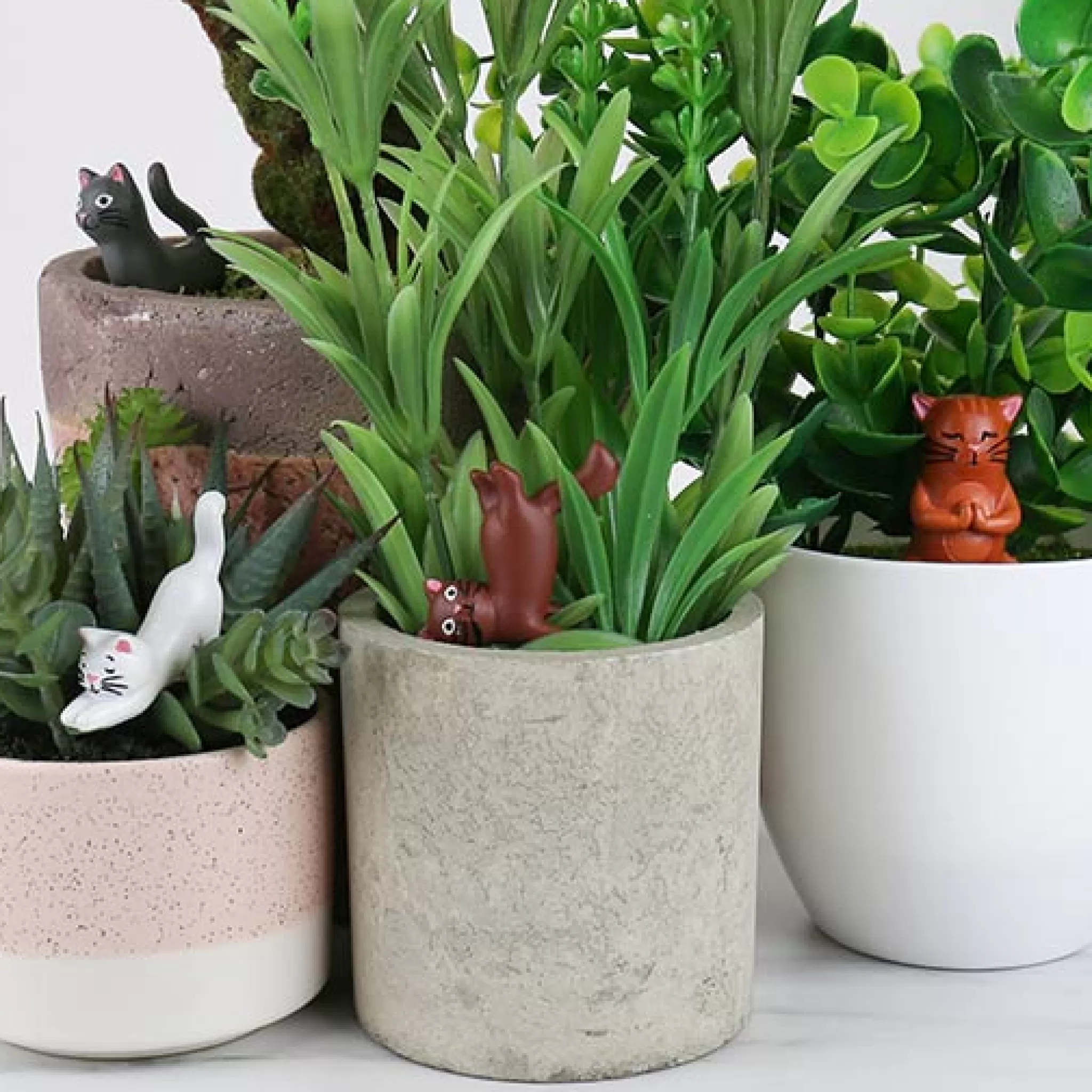 grow urban Mini Plant Pot Yoga Cats- Gift Ideas | Gift Ideas