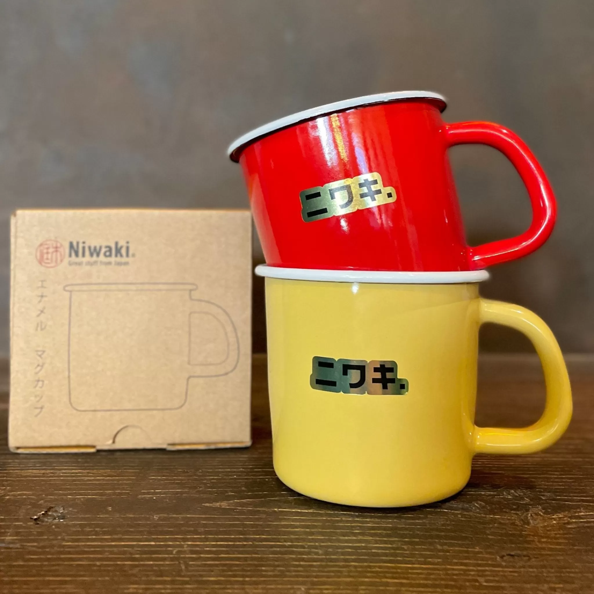 grow urban Niwaki Enamel Mug- Niwaki