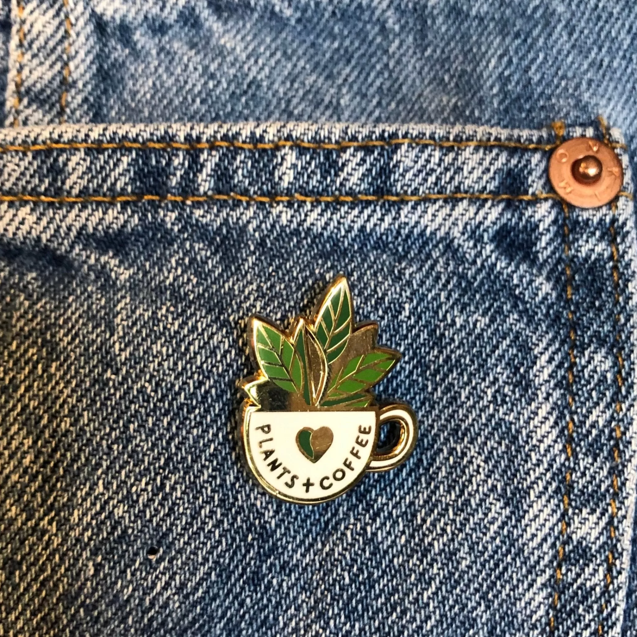 grow urban Plants & Coffee Pin- Gift Ideas | Gift Ideas
