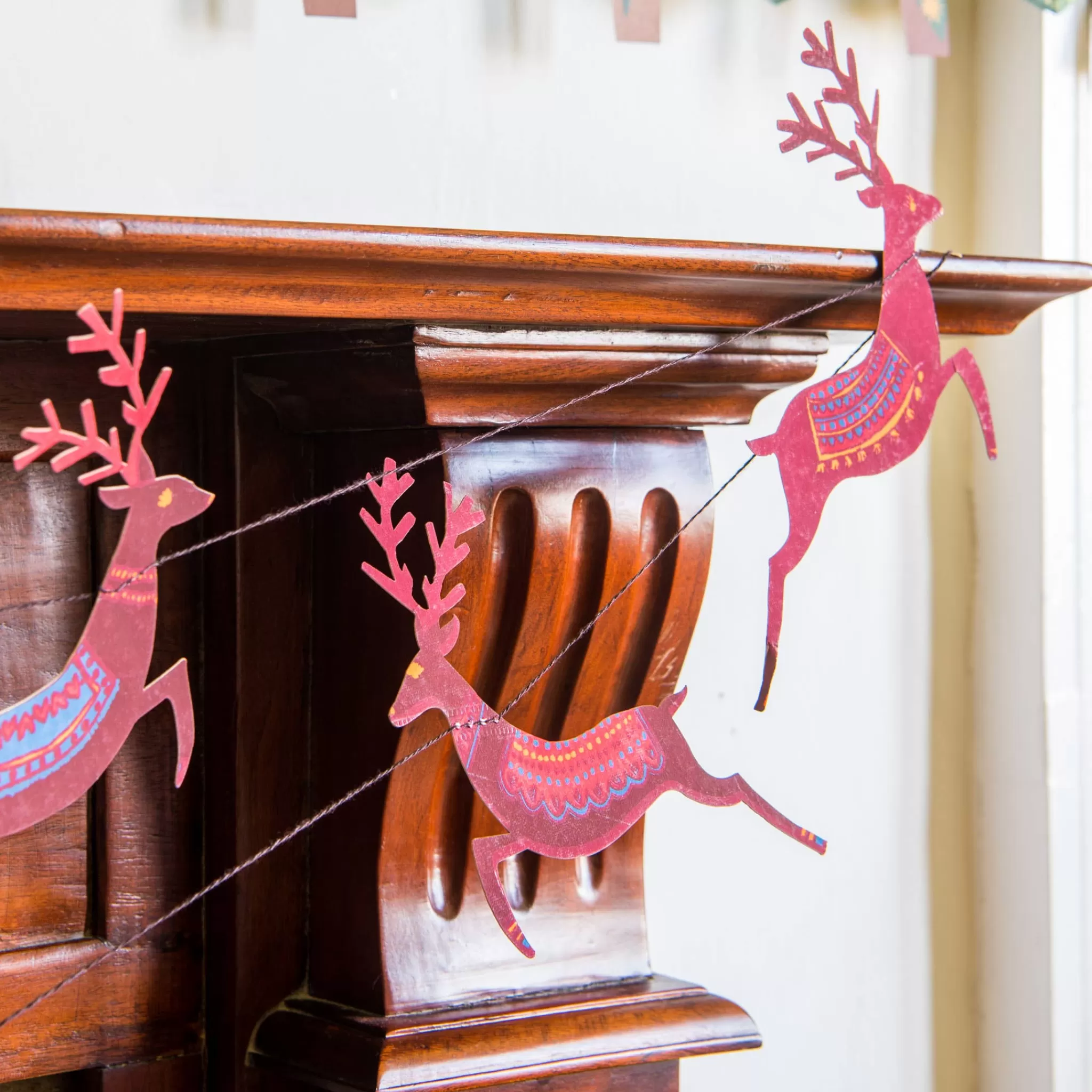 grow urban Reindeer Paper Garland- Christmas Decorations | Christmas Decorations