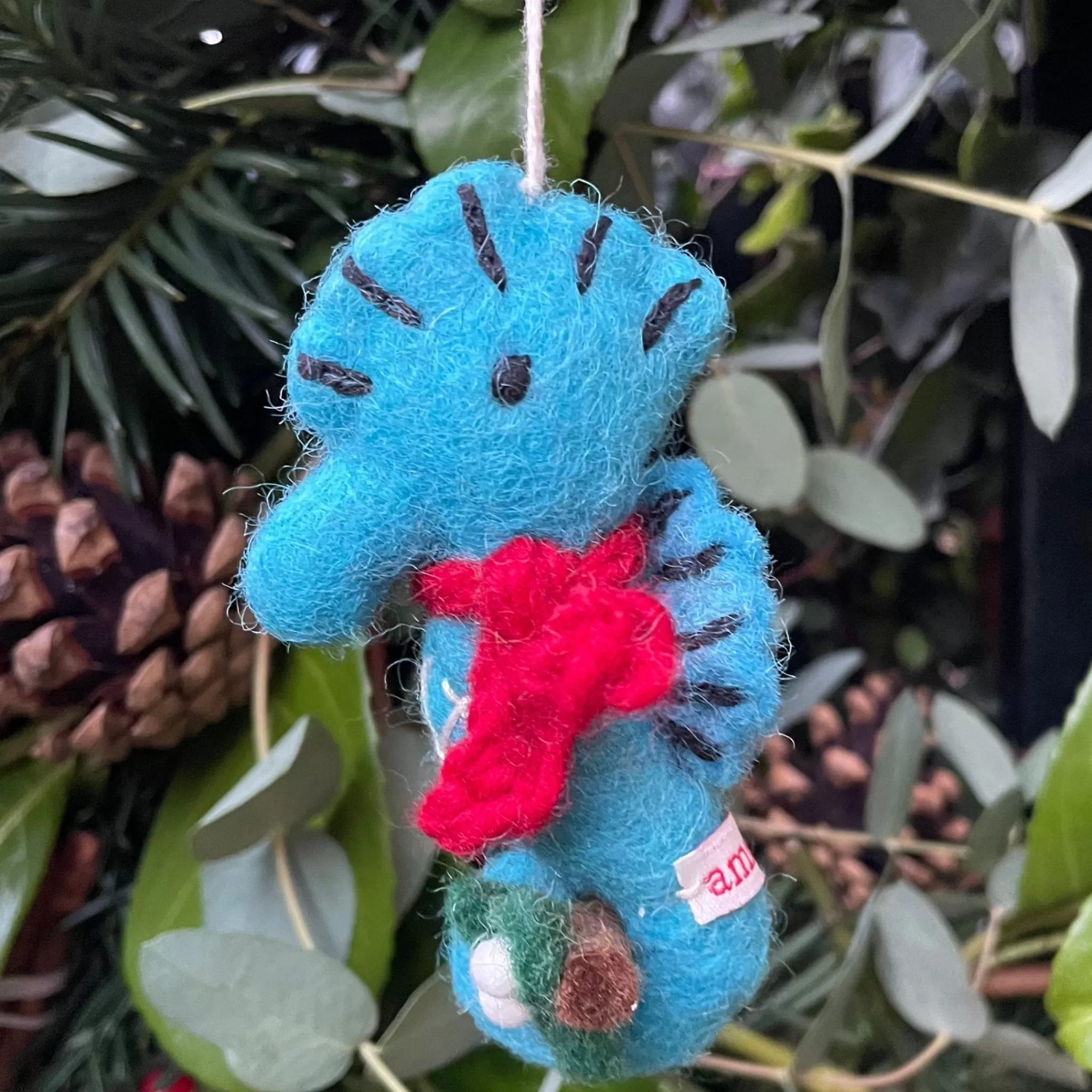 grow urban Seahorse | Felt Christmas Decoration- Christmas Decorations | Christmas Decorations