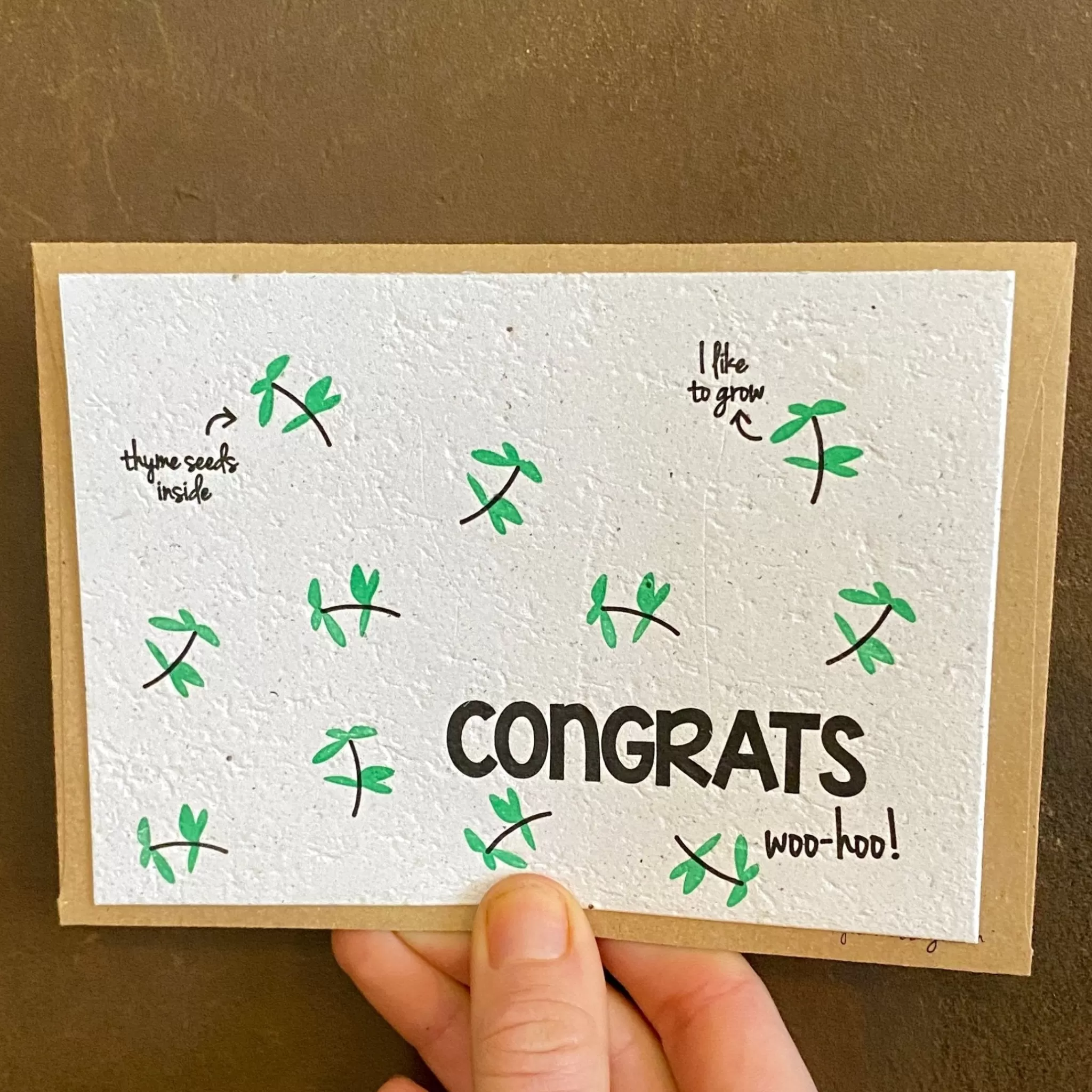 grow urban Seed Postcards- Stationery
