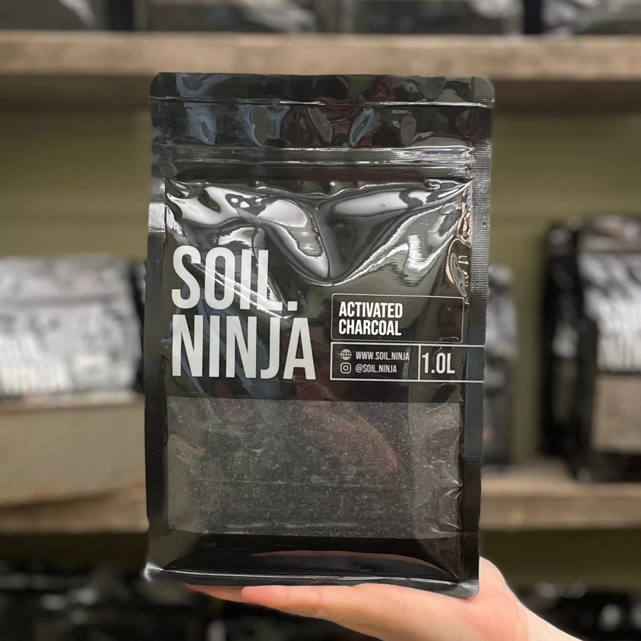 grow urban Soil Ninja - Activated Charcoal- Build Your Own Terrarium | Soil.Ninja Compost Blends