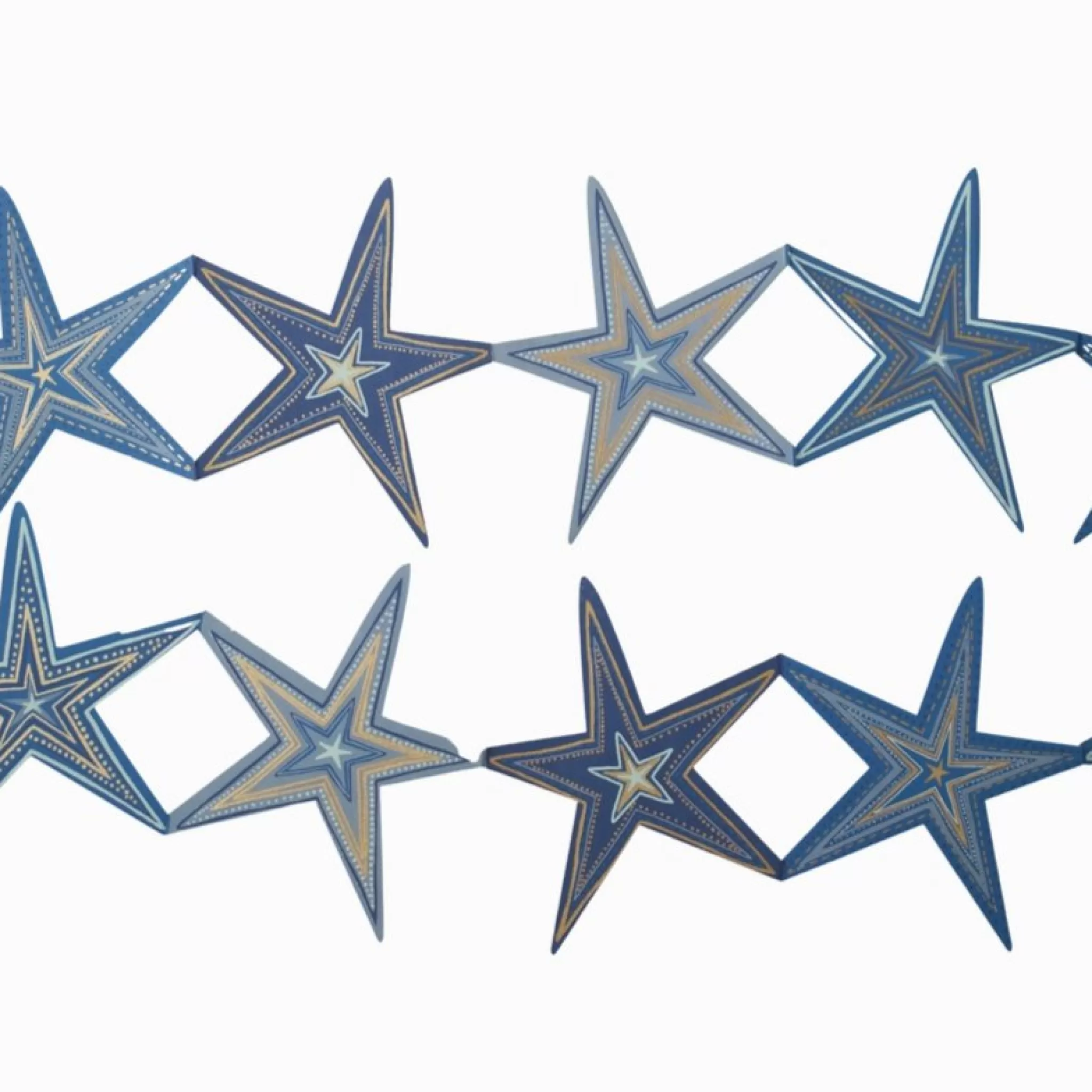 grow urban Star Concertina Paper Garland- Stationery | Christmas Decorations