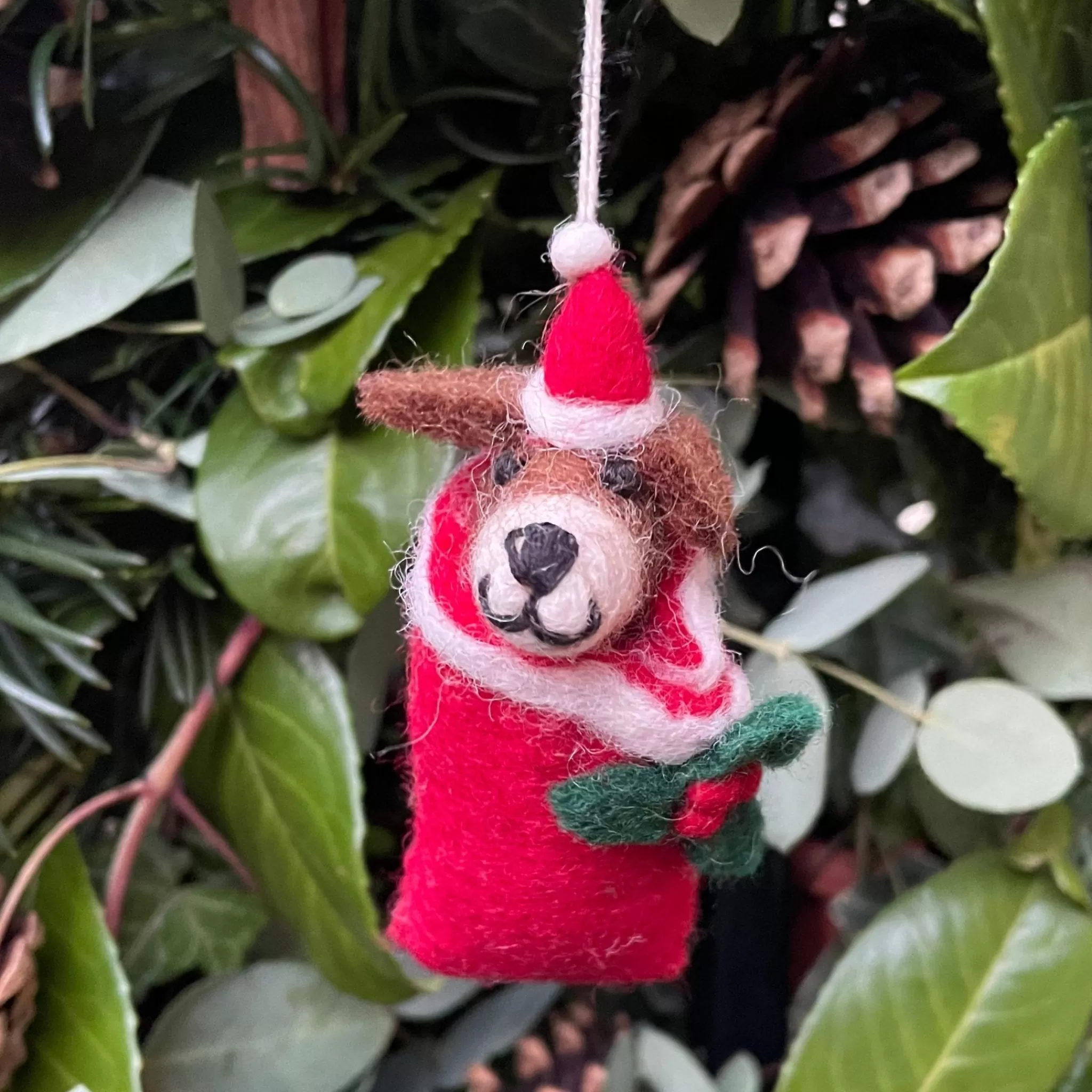 grow urban Swaddling Puppies (Lucky Dip) | Felt Christmas Decoration- Christmas Decorations | Christmas Decorations