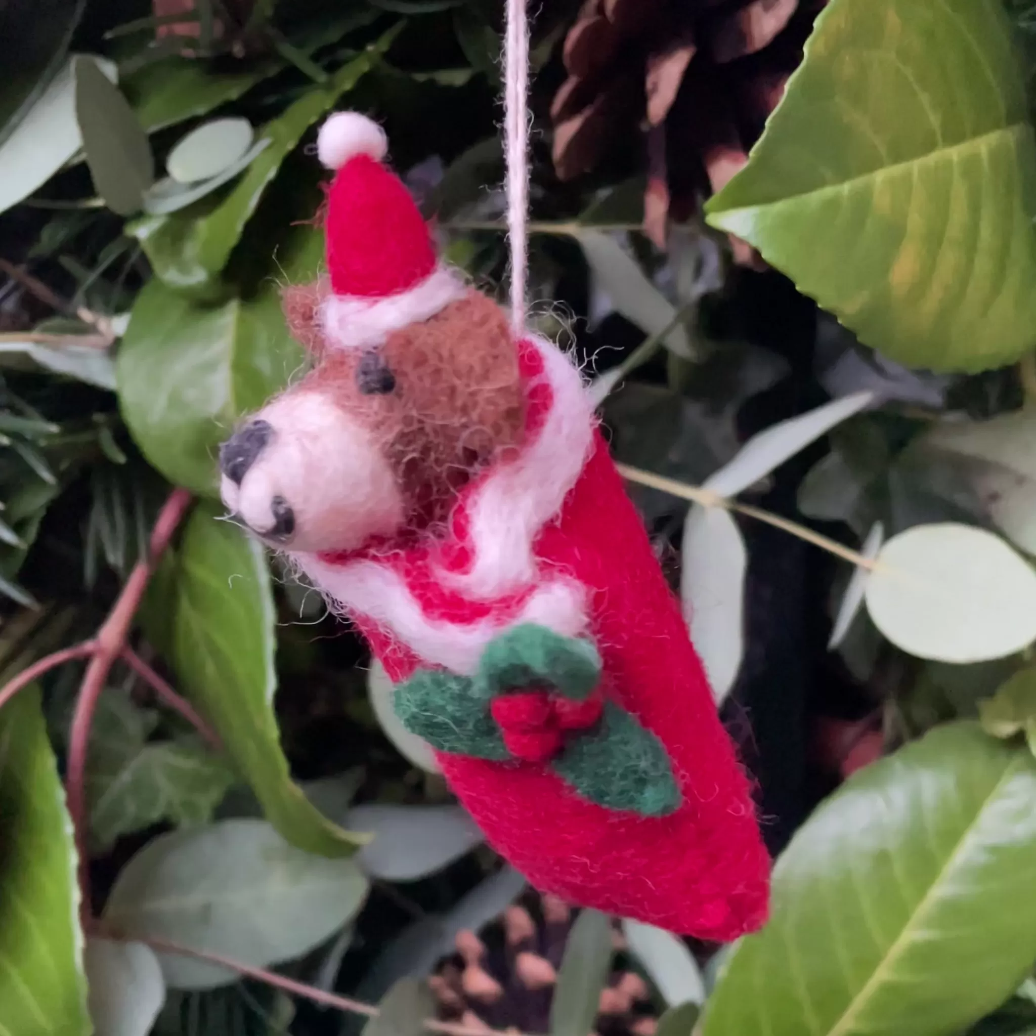 grow urban Swaddling Puppies (Lucky Dip) | Felt Christmas Decoration- Christmas Decorations | Christmas Decorations