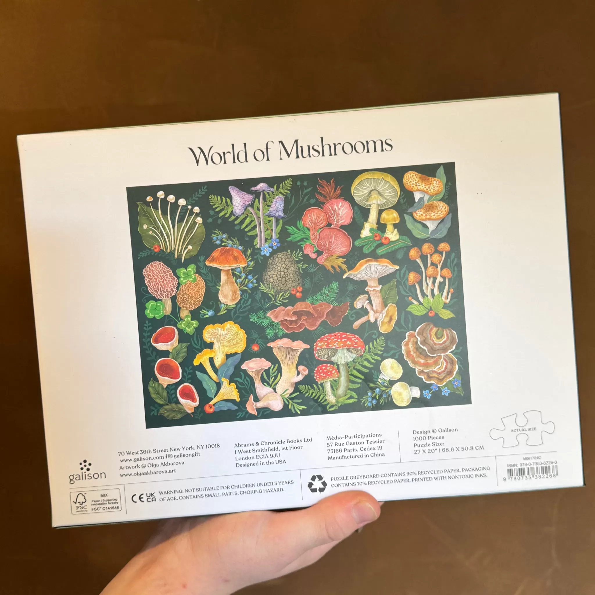 grow urban World Of Mushrooms Jigsaw Puzzle | 1000 Piece- Gift Ideas | Gift Ideas
